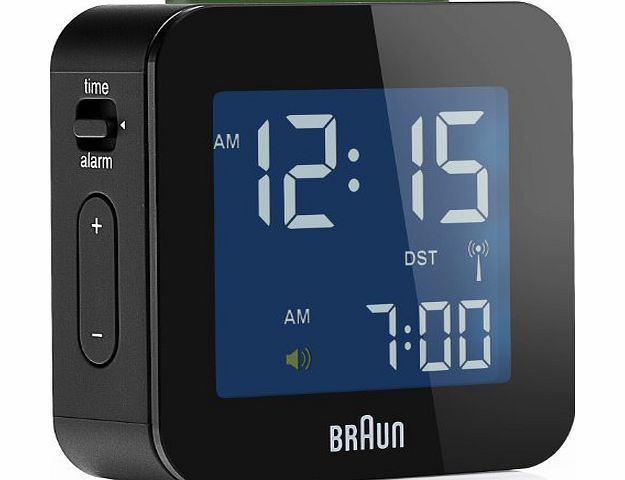 Braun Digital Travel Clock, Black