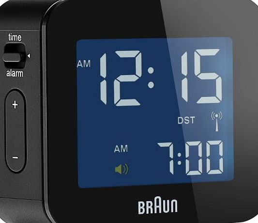 Braun Digital Travel Clock BNC008BK-RC - Black