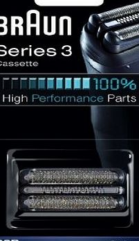 Braun razor Replacement Foil amp; Cutter Cassette 32B Series 3 320 330 340 350CC black shaving heads