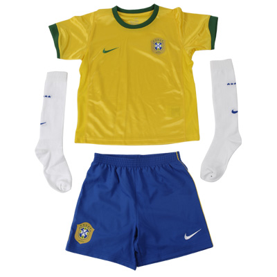 Brazil Nike 06-07 Brazil Little Boys home
