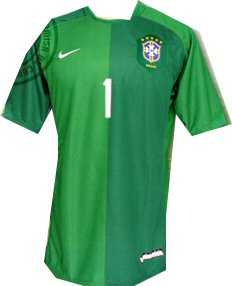 Nike Brazil GK home 06/07