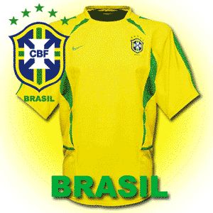 Brazil Nike Brazil home - 5 Stars - 03/04