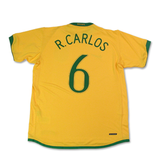 Brazil Nike Brazil home (R.Carlos 6) 06/07