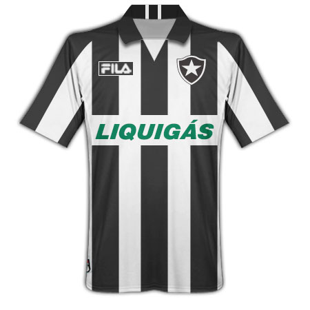 Brazilian teams Fila 09-10 Botafogo Home Shirt