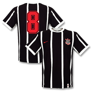 Brazilian teams Nike 06-07 Corinthians Transit Tee (black)