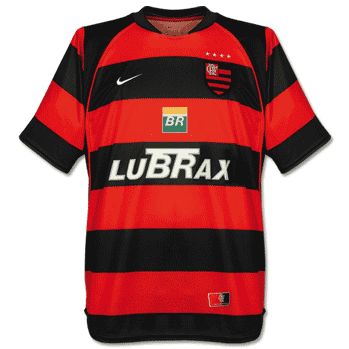 Brazilian teams Nike Flamengo home 2004