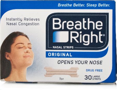 Breathe Right, 2102[^]0138670 Nasal Strips Tan Large - 240 Strips