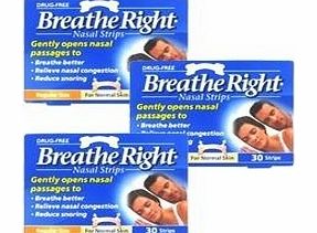 Breathe Right Small / Medium Nasal Strips Triple