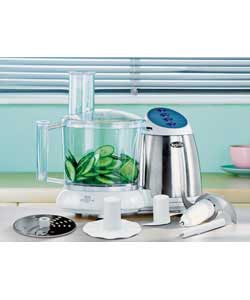 Brushed Stainless Steel Food Processor