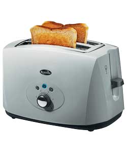 Silver 2 Slice Toaster