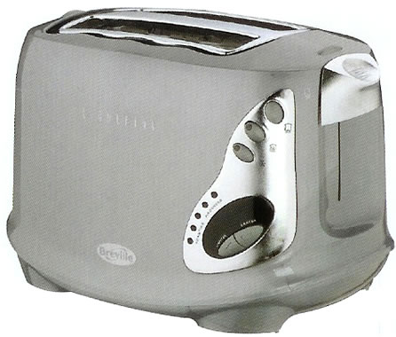 BREVILLE Silver Lightening 2 Slice Toaster
