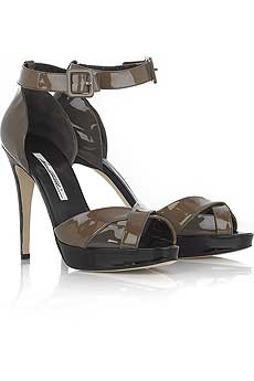 Brian Atwood Andi patent leather sandals