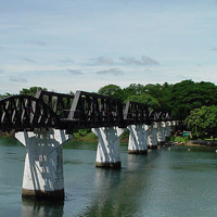 Bridge Over the River Kwai - Regular Train Pacific World Thailand Bangkok Bridge Over the