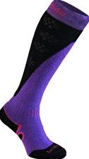 Bridgedale, 1297[^]259457 Womens Mountain Sock - Purple Black