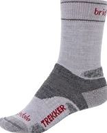 Bridgedale, 1296[^]147651 Womens Woolfusion Trekker Sock - Silver Grey
