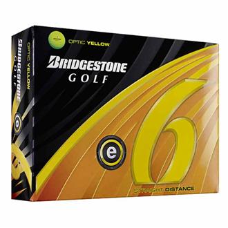 Bridgestone E6 Yellow Golf Balls (12 Balls) 2012