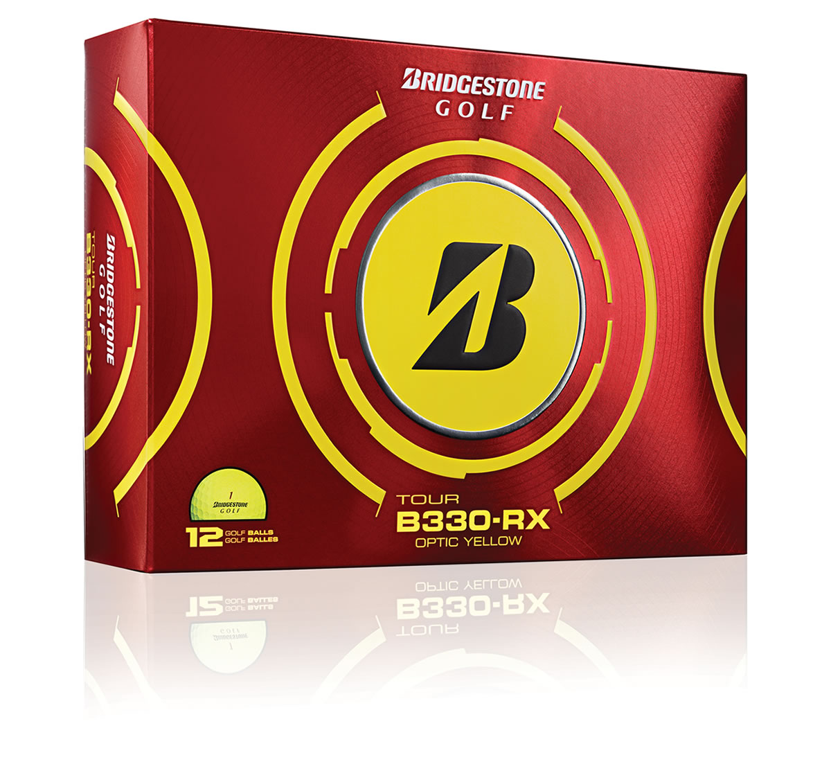 Bridgestone Golf Tour B330-RX Yellow Golf Balls