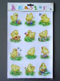 Bright Ideas 5 x sheets of Repositionable Easter Chick Stickers