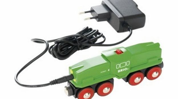 Brio 33249 Wooden Railway System: 8 Wheel Rechargeable Engine