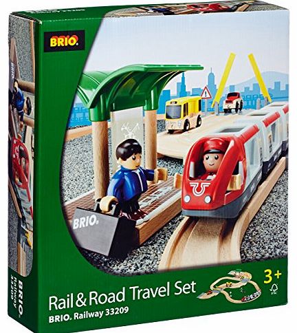 Brio  BRI-33209 Rail and Road Travel Set