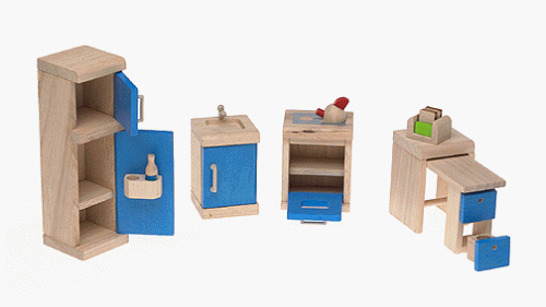 Plan Toys: Kitchen Dolls House Furniture