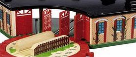 Brio Wooden Roundhouse With Turntable