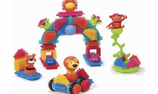 Bristle Blocks 54 Piece Jungle Adventure Tube