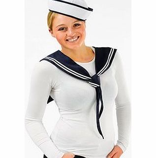 Bristol Novelties 2 X Adult Sailor Girl Set - Hat and Scarf
