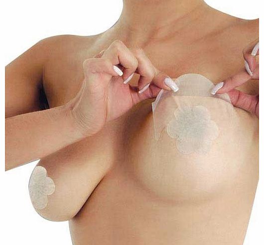 Brit Fashion Clear Adhesive Uplifting Breast Tapes - 6 pairs plus nipple covers FREE
