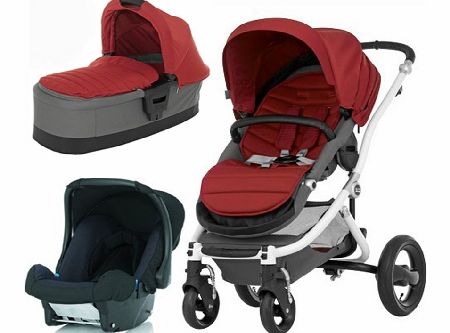 Britax Affinity White 3 in 1 Travel System