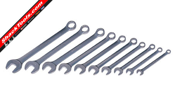 ND243L 10 A/F Combination Spanner Set