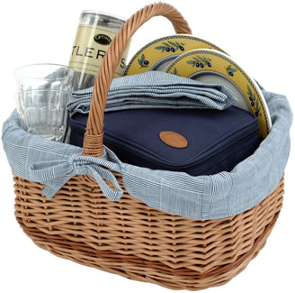 Brittany Picnic Basket for 2 People