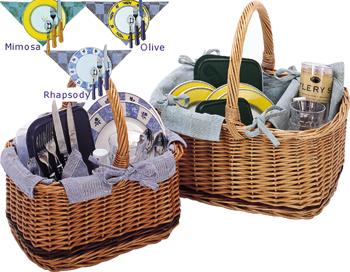 Brittany Picnic Basket for 4 People