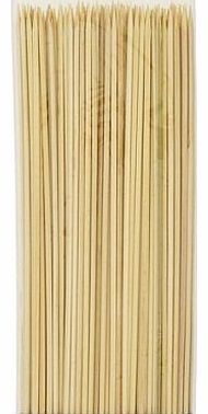 Britwear 100 Wooden Bamboo BBQ Chocolate Fountain Fondue Skewers
