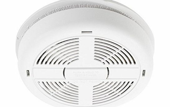 Set of 2 x BRK 670MBX Hard Wired Mains Ionisation Smoke Alarms with 9V Alkaline Backup + FREE LED Wind up Torch