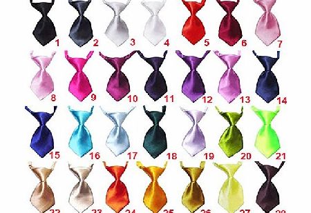 Broadfashion Solid Colour Lovely Pet Cat Dog Adjustable Grooming Tie Cute Necktie Pet Costume (Colour 5)