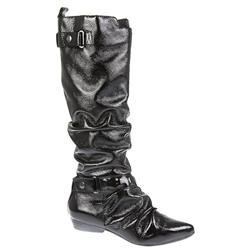 Bronx Female Erika Leather Upper Textile/Other Lining in Black Patent