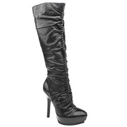 Bronx Female Gossip Pf Twist Knee Leather Upper ?40  in Black