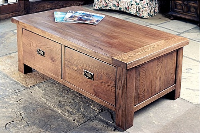 2 Drawer Coffee Table