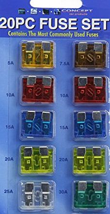 Brookstone AVR-350450 Fuse Set (20 Pieces)