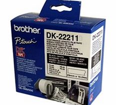 Brother 29mm Continuous White Film Tape 15.24m