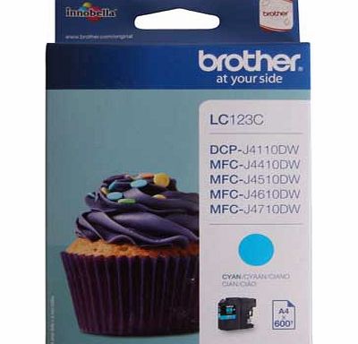 Brother LC123C Ink Cartridge - Cyan