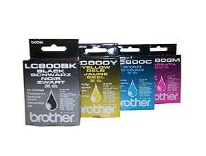 Brother LC800Y Yellow Brother OEM Inkjet Cartridge