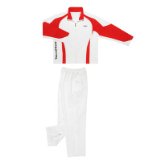 TECNIFIBRE Mens Red and White Tour Tracksuit , S, RED/WHITE