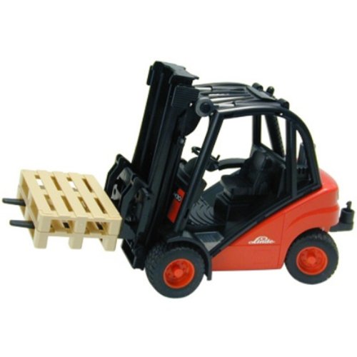 Bruder 02511 Linde H30D Fork Lift with tow-coupling and 2 pallets
