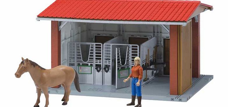 Bruder 62520 BWorld Horse and Stable Playset