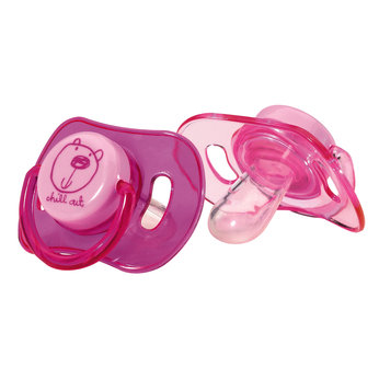 Pink Silicone Soothers - 2 Pack