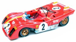1:43 Scale Ferrari 312 PB 6 Hour Daytona 1972 - Ickx / Andretti