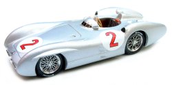 Brumm 1:43 Scale Mercedes W196C British GP 1954 - K.Kling - Ltd Ed 3000pcs