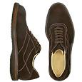 Dark Brown Italian Suede Lace-up Oxford Shoes